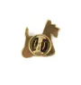 Schottischer Terrier, Scottish terrier - Hundebrosche in dekorativer Box, elegante vergoldete Anstecknadel, Jackenbrosche der Marke Art-Dog