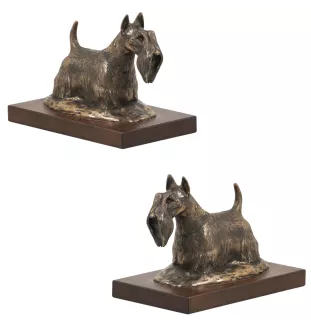 Schottischer Terrier, Scottish terrier - Hundestatue, Figur für Büro, Trophäe für Hundeausstellung von Art-Dog brand