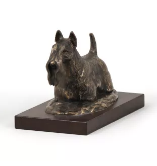 Scottish terrier, Aberdeen Terrier, Scottie, Aberdeenie - dog statue, figurine for office, trophy for dog show by Art-Dog brand
