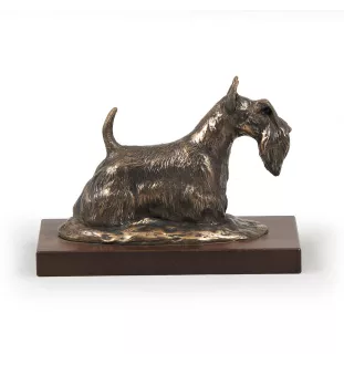Terrier écossais, Scottish terrier - statue de chien, figurine pour bureau, trophée pour exposition canine par la marque Art-Dog
