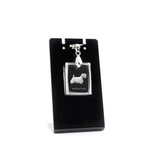 Sealyham Terrier - Pendentif chien en cristal, collier photo, bijoux uniques par Art-Dog