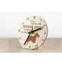 Schottischer Terrier, Scottish terrier - Uhr mit Hund, Holzuhr mit Gravur, personalisierte Uhr von Art-Dog