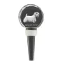 Sealyham Terrier, Welsh Border Terrier, Cowley Terrier - Crystal bottle stopper, unique wine stopper with photo, personalised gift for sommelier by Art-Dog brand