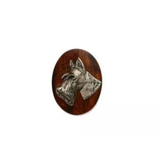 Terrier écossais, Scottish terrier I - Broche de concours canin, clip de numéro de départ, épingle à chien par Art-Dog