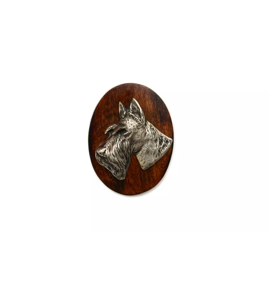 Terrier écossais, Scottish terrier I - Broche de concours canin, clip de numéro de départ, épingle à chien par Art-Dog