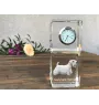 Sealyham Terrier zegar kryształowy z psem Art-Dog