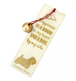 Sealyham Terrier, Welsh Border Terrier, Cowley Terrier - dog bookmark, personalized bookmark, dog gadget for Art-Dog brand readers