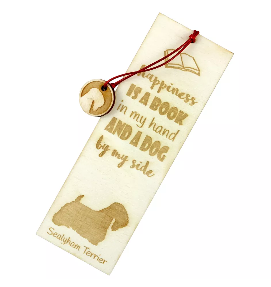 Sealyham Terrier - Lesezeichen mit Hund, personalisiertes Lesezeichen, Hundeaccessoire für Leser der Marke Art-Dog