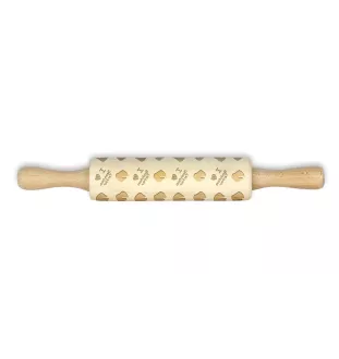 Sealyham Terrier - kleiner Nudelholz mit Hundemuster, Nudelholz für Kinder, Verzierung von Keramikton von Art-Dog.