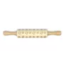 Sealyham Terrier, Welsh Border Terrier, Cowley Terrier - small rolling pin with a dog pattern, a rolling pin for children's dough, decorating ceramic clay by Art-Dog brand