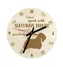 Sealyham Terrier, Welsh Border Terrier, Cowley Terrier - clock with a dog, wooden clock, wall clock for dog lovers, clock for desk and shelf, Art-Dog