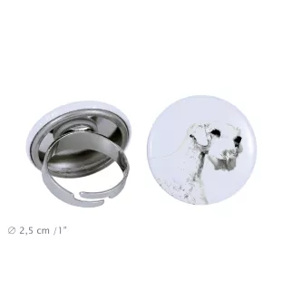 Sealyham Terrier, Welsh Border Terrier, Cowley Terrier - women's jewelry with a dog portrait, handmade product, possibility to add your own photo, Art-Dog brand