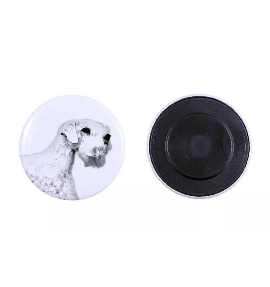 Sealyham Terrier Magnet mit einem Hundepfotenabdruck, außergewöhnlich leicht, starker Magnet, handgefertigtes Produkt der Marke Art-Dog