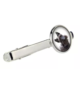 Scottish terrier, Aberdeen Terrier, Scottie, Aberdeenie - tie clip in a box, stylish tie, personalized jewelry from the Art-Dog brand