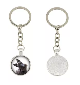 Terrier écossais, Scottish terrier - porte-clés dans une boîte, photo personnelle, porte-clés de la marque Art-Dog