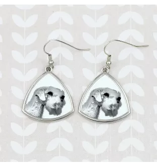 Sealyham Terrier - boucles d'oreilles avec chien, boucles d'oreilles pendantes avec photo, bijoux personnalisés avec impression de la marque Art-Dog