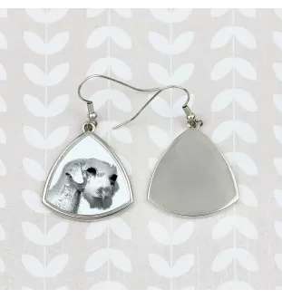 Sealyham Terrier - Hund Ohrringe, hängende Ohrringe mit Bild, personalisierter Schmuck mit dem Aufdruck der Marke Art-Dog