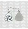 Sealyham Terrier - boucles d'oreilles avec chien, boucles d'oreilles pendantes avec photo, bijoux personnalisés avec impression de la marque Art-Dog
