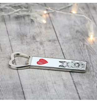 Scottish terrier, Aberdeen Terrier, Scottie, Aberdeenie - bottle opener with a dog, personalized fridge opener, unique gift for a man by Art-Dog brand