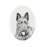 Terier szkocki płyta nagrobna ze zdjęciem psa Art-Dog