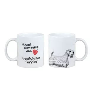 Sealyham Terrier kubek z psem good morning Art-Dog