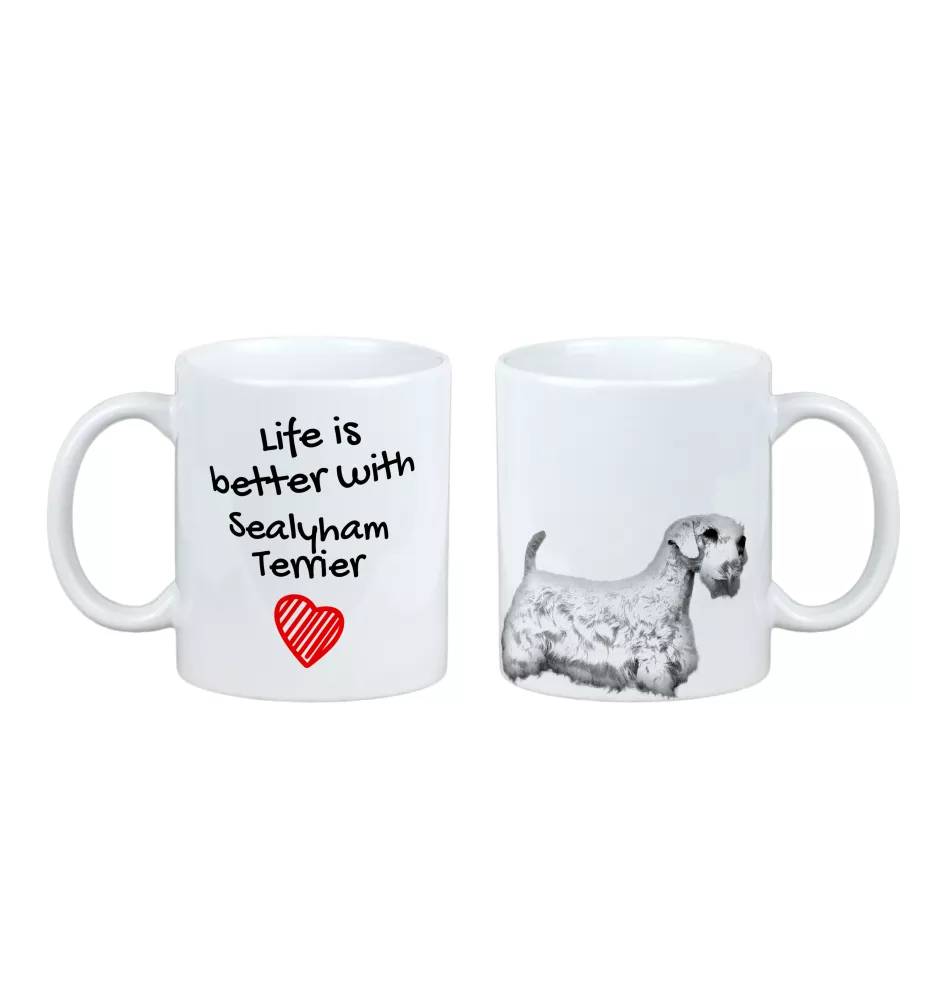 Sealyham Terrier kubek z psem life is better Art-Dog