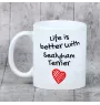 Sealyham Terrier, Welsh Border Terrier, Cowley Terrier - cup with a dog, cup with a photo, personalized gift from the Art-Dog brand