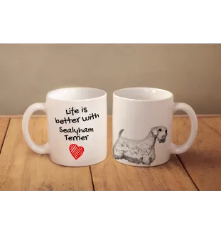 Sealyham Terrier, Welsh Border Terrier, Cowley Terrier - cup with a dog, cup with a photo, personalized gift from the Art-Dog brand