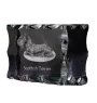 Schottischer Terrier, Scottish terrier - Kristall mit einem Hundebild, Glasstatuette mit einem Bild, einzigartiger Bilderrahmen der Marke Art-Dog