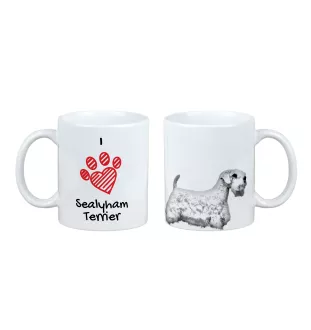 Sealyham Terrier - tasse avec chien, une tasse adorable avec une illustration, un cadeau avec votre photo de la marque Art-Dog