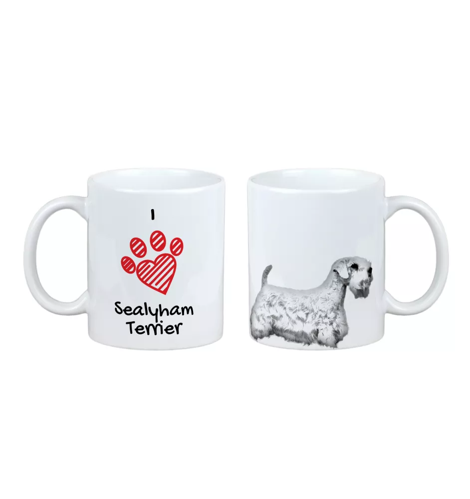 Sealyham Terrier - tasse avec chien, une tasse adorable avec une illustration, un cadeau avec votre photo de la marque Art-Dog