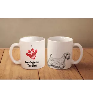 Sealyham Terrier - tasse avec chien, une tasse adorable avec une illustration, un cadeau avec votre photo de la marque Art-Dog