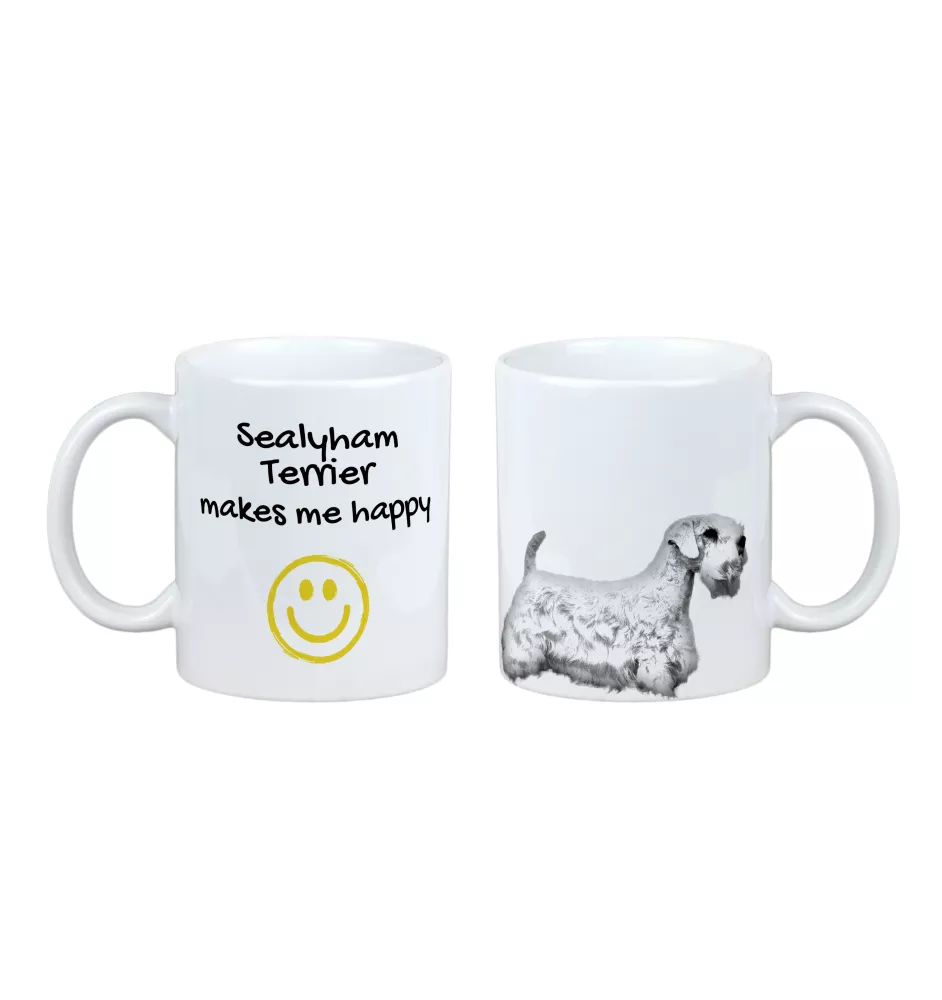 Sealyham Terrier - tasse avec chien, une tasse joyeuse pour les amoureux des chiens, un cadeau personnalisé de la marque Art-Dog