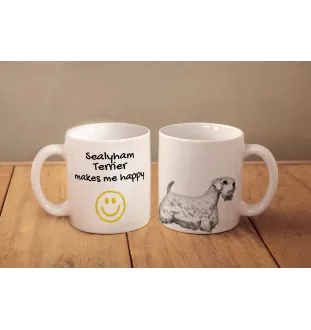 Sealyham Terrier - tasse avec chien, une tasse joyeuse pour les amoureux des chiens, un cadeau personnalisé de la marque Art-Dog