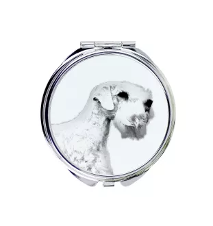 Sealyham Terrier - miroir de poche avec chien, miroir personnalisé pour sac à main, miroir compact avec impression de la marque Art-Dog
