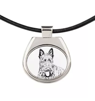 Terrier écossais, Scottish terrier - collier avec chien, pendentif personnalisé avec photo, collier unique pour femmes et hommes de la marque Art-Dog
