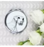 Sealyham Terrier - miroir de poche avec chien, miroir personnalisé pour sac à main, miroir compact avec impression de la marque Art-Dog