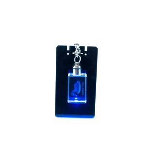 Scottish terrier, Aberdeen Terrier, Scottie, Aberdeenie - Crystal key ring with dog photo, illuminated key ring, unique gift by Art-Dog brand