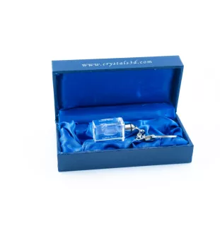 Scottish terrier, Aberdeen Terrier, Scottie, Aberdeenie - Crystal key ring with dog photo, illuminated key ring, unique gift by Art-Dog brand