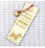 Terrier écossais, Scottish terrier - marque-page pour livre avec chien, marque-page personnalisé, accessoire canin pour les lecteurs de la marque Art-Dog