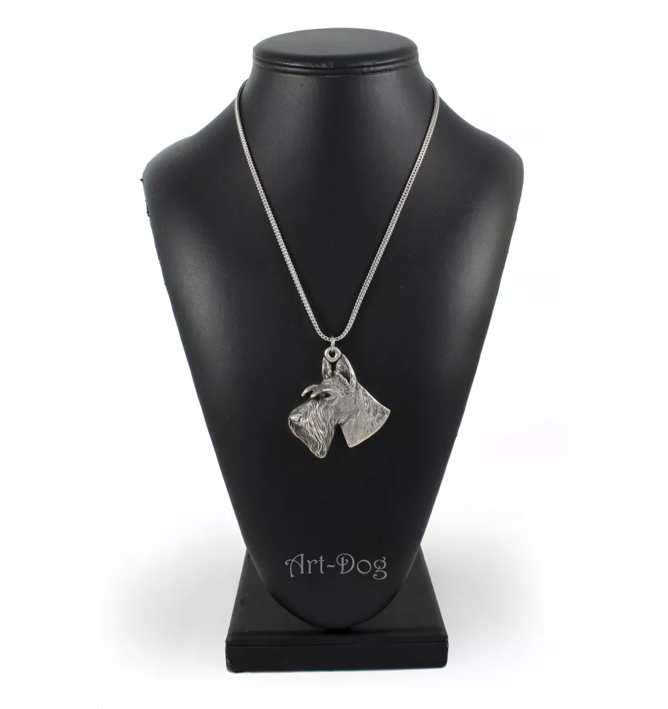 Scottish terrier, Aberdeen Terrier, Scottie, Aberdeenie I - necklace with a dog, dog pendant on a silver chain, unique jewelry from the Art-Dog brand