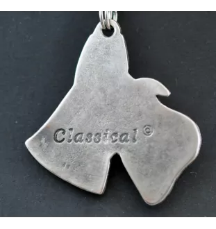 Schottischer Terrier, Scottish terrier I - Halskette mit Hund, Hundeanhänger an einer silbernen Kette, einzigartiger Schmuck der Marke Art-Dog