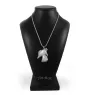 Terrier écossais, Scottish terrier - un collier avec un chien, un pendentif de chien sur une chaîne en argent, un bijou unique de la marque Art-Dog