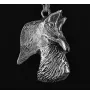 Terrier écossais, Scottish terrier - un collier avec un chien, un pendentif de chien sur une chaîne en argent, un bijou unique de la marque Art-Dog