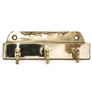 Scottish terrier, Aberdeen Terrier, Scottie, Aberdeenie - key holder with a dog, brass handle for dog accessories, an elegant decoration for the hallway from the Art-Dog brand.
