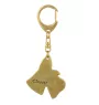 Scottish terrier, Aberdeen Terrier, Scottie, Aberdeenie I - keychain and necklace with a dog in a box, high-quality gold-plated product, Art-Dog brand