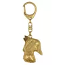 Scottish terrier, Aberdeen Terrier, Scottie, Aberdeenie - keychain and necklace with a dog in a box, high-quality gold-plated product, Art-Dog brand