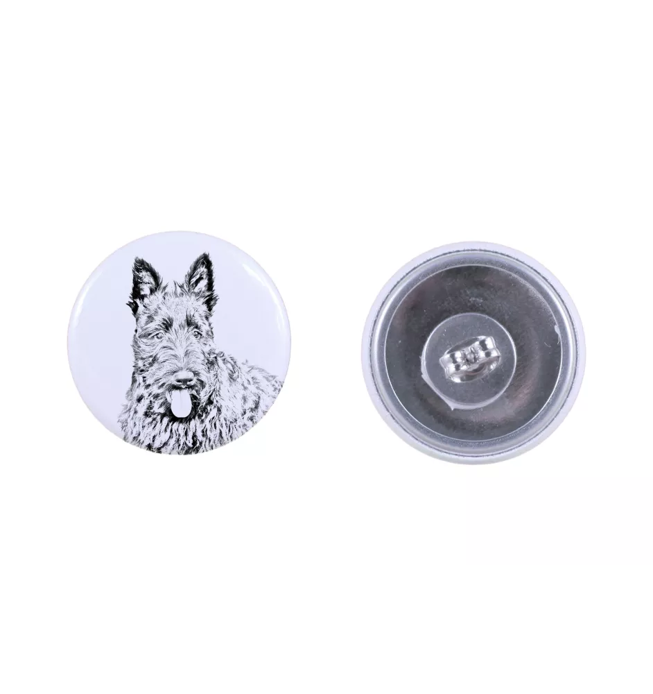 Scottish terrier, Aberdeen Terrier, Scottie, Aberdeenie - unique dog earrings, your pet on a keychain, Art-Dog's own brand