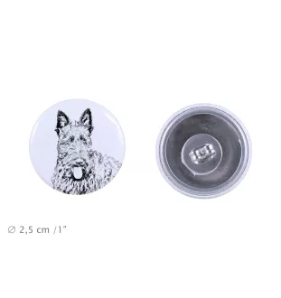 Terier szkocki kolczyki z psem mały Art-Dog