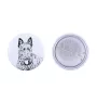Schottischer Terrier, Scottish terrier - Anstecknadel mit Ihrem Hund, fügen Sie Ihr eigenes Foto hinzu, Marke Art-Dog